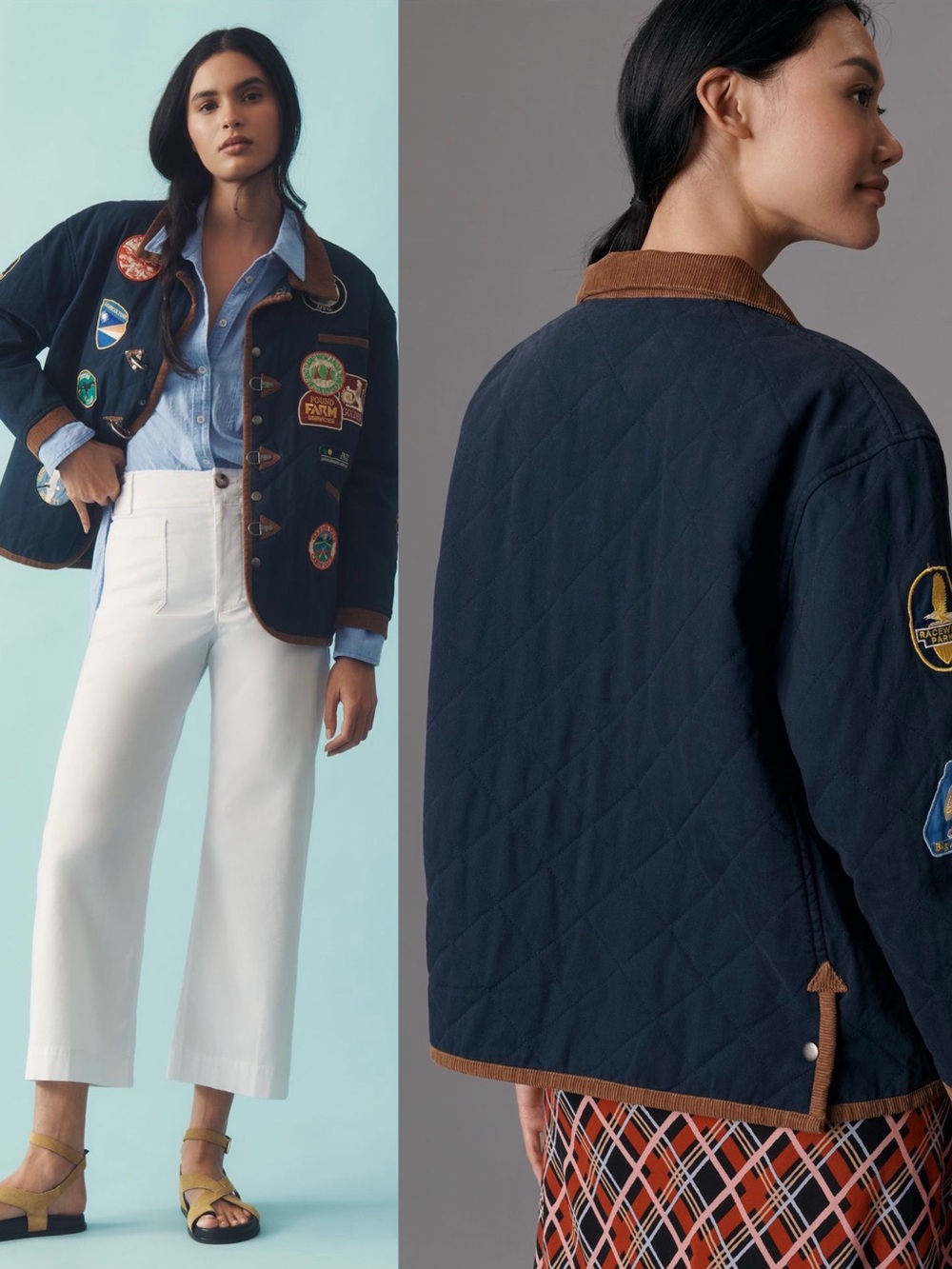 NWT Found Farmstead Quilt Patch Jacket XL - Picture 1 of 1